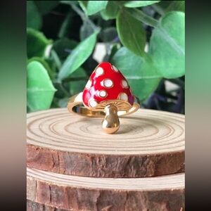 Mushroom Ring- Cottagecore Jewelry